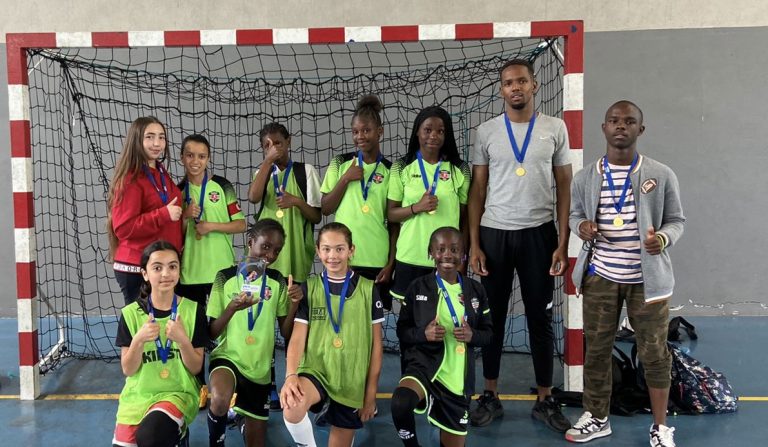 Victoire des benjamines au championnat départemental de Futsal