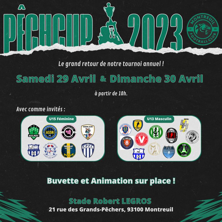 PÊCH’CUP 2023 CE WEEK-END !!