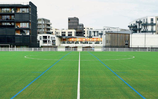 Inauguration du stade de football Alice-Milliat (Acacias)