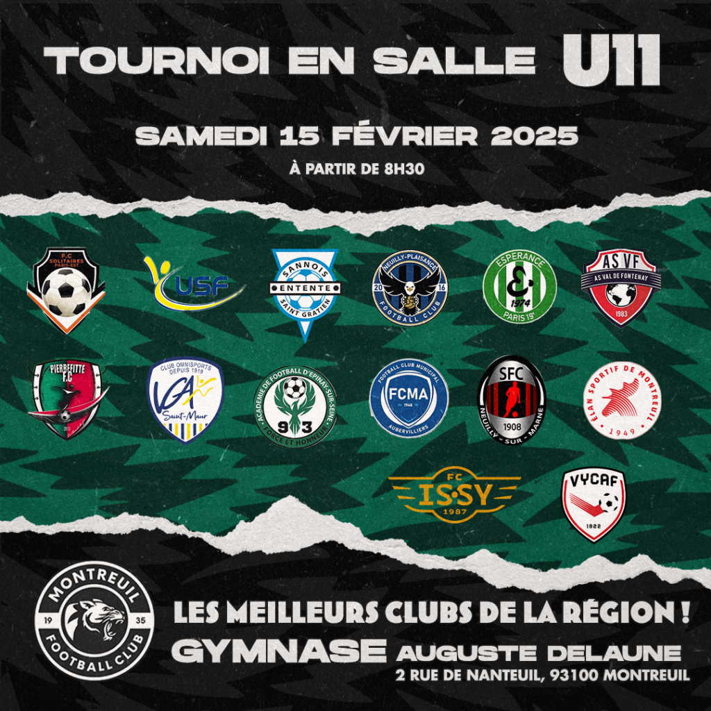 Tournoi U10 et U11 ce Week-end !