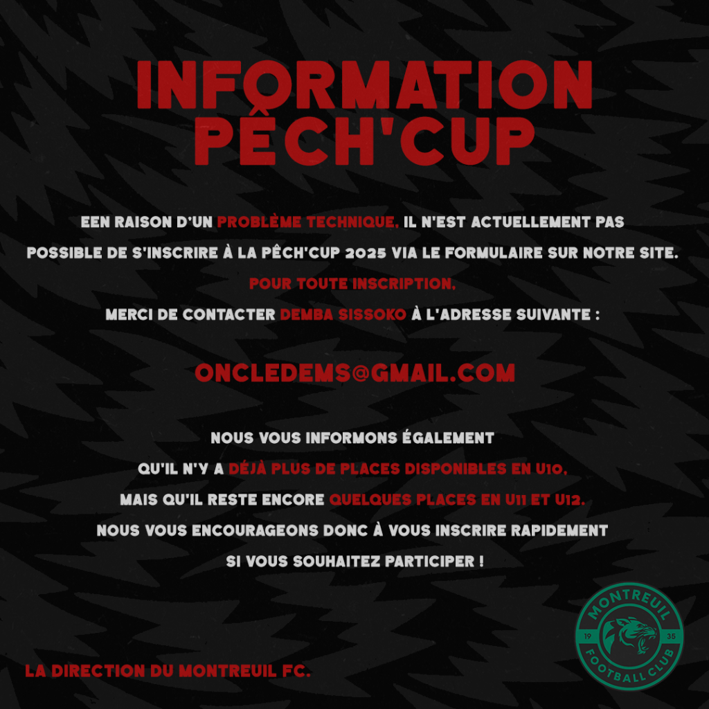 Information Pêch’cup
